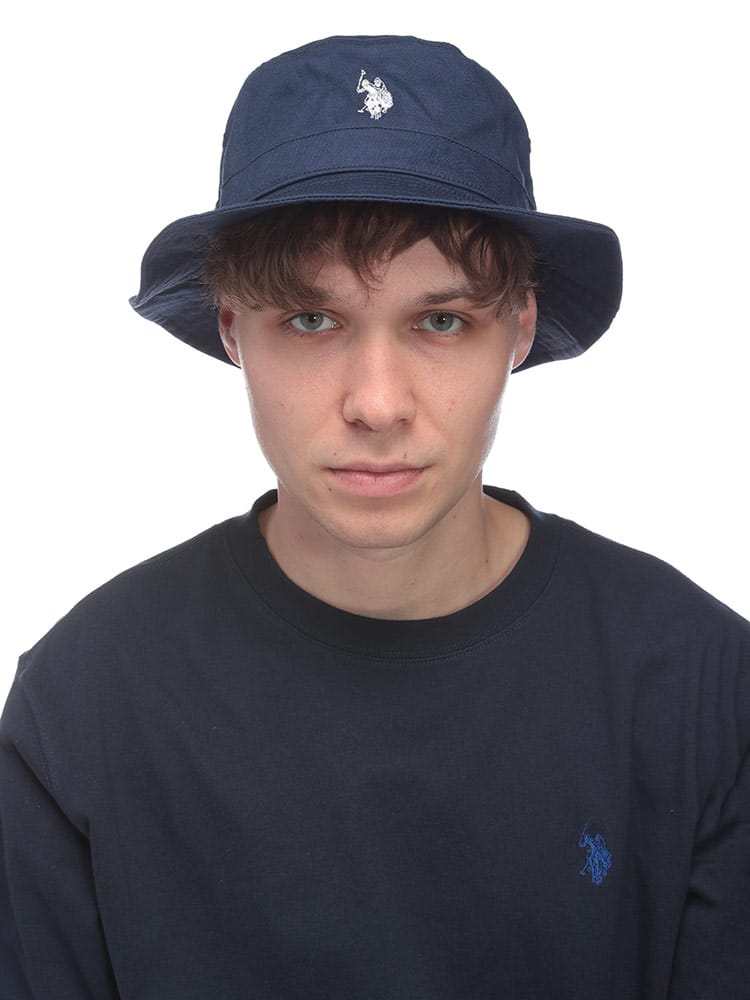 U.S. POLO ASSN.  (ユーエスポロアッスン) ワンポイント ツイル バケットハット PLM51951