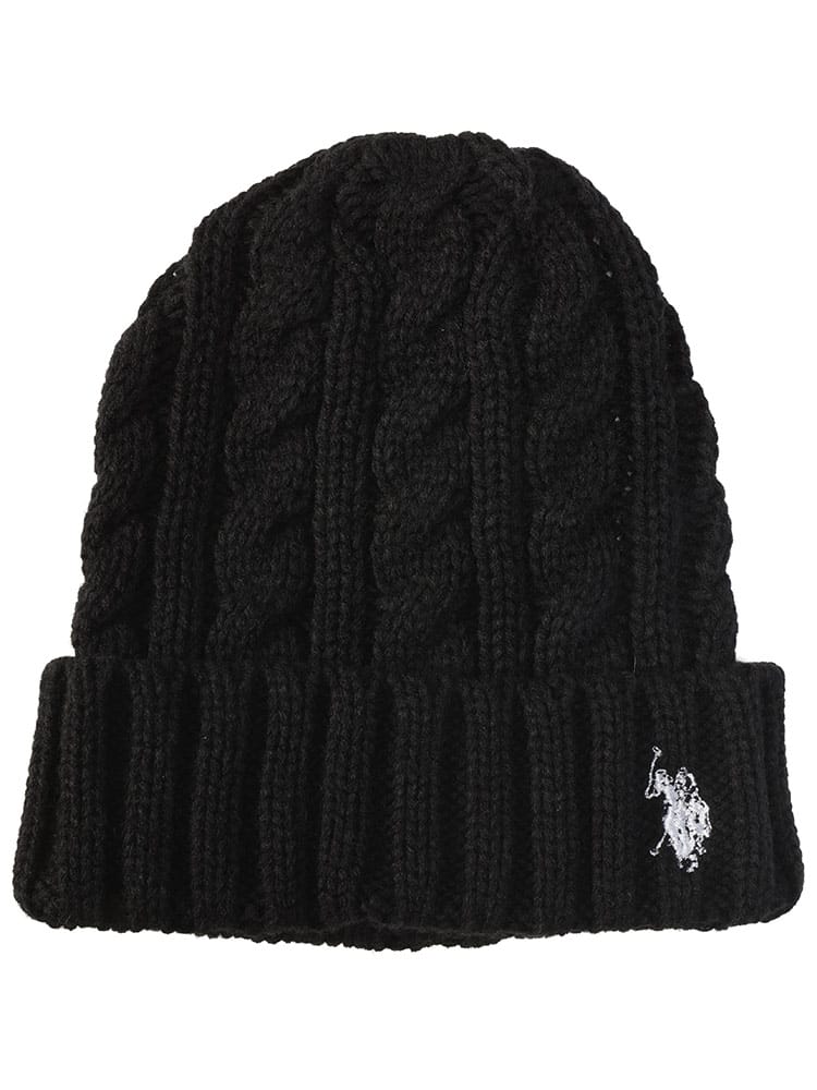 U.S. POLO ASSN.  (ユーエスポロアッスン) ワンポイントロゴ ニット ビーニー
