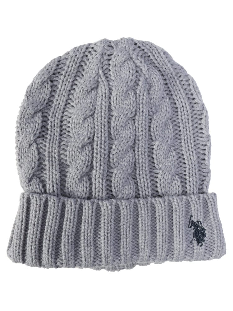 U.S. POLO ASSN.  (ユーエスポロアッスン) ワンポイントロゴ ニット ビーニー
