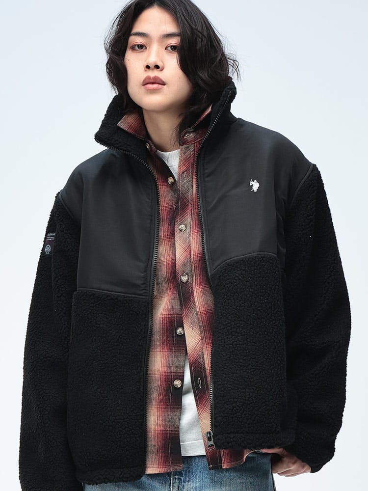 U.S. POLO ASSN.」 ブルゾン M ブラック メンズ b290 【U.S. POLO ASSN 