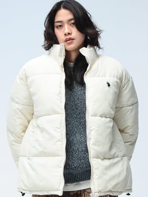 U.S. POLO ASSN.  (ユーエスポロアッスン) ワンポイント フルジップ 中綿ジャケット