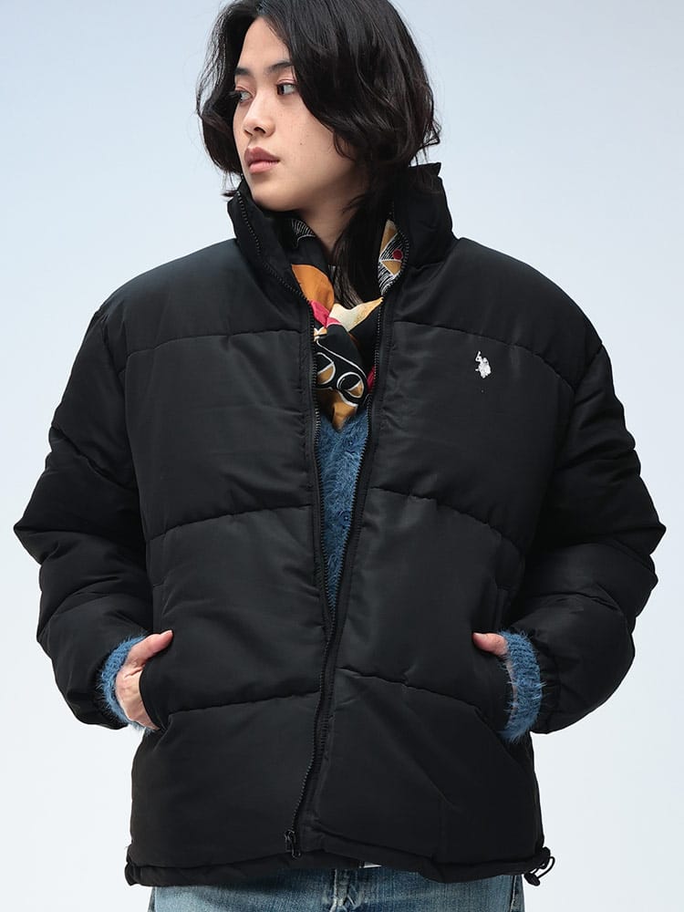U.S. POLO ASSN.  (ユーエスポロアッスン) ワンポイント フルジップ 中綿ジャケット