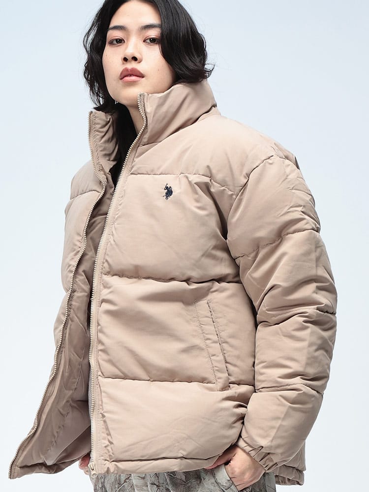 U.S. POLO ASSN.  (ユーエスポロアッスン) ワンポイント フルジップ 中綿ジャケット