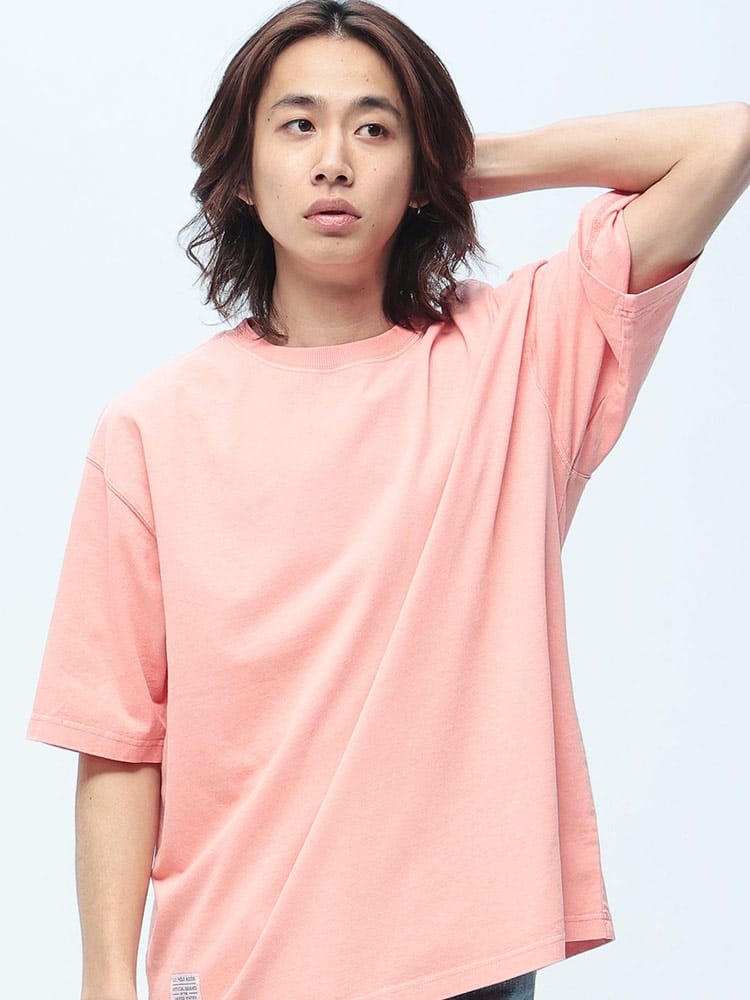 U.S. POLO ASSN.  (ユーエスポロアッスン) Tシャツ 半袖 ピグメント クルーネック オーバー シャツ トップス コットン シンプル ベーシック 春 夏 PLM61208