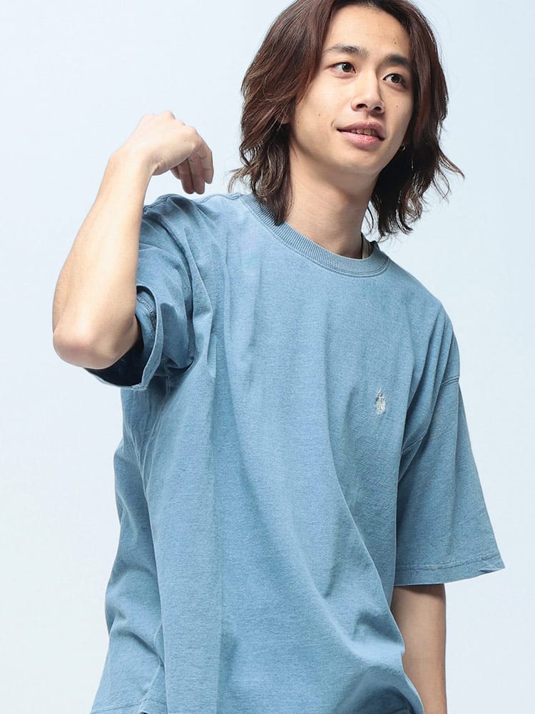 U.S. POLO ASSN.  (ユーエスポロアッスン) Tシャツ 半袖 ピグメント クルーネック オーバー シャツ トップス コットン シンプル ベーシック 春 夏 PLM61208