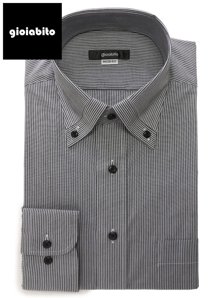 gioiabito ジョイアビート 形態安定 ボタンダウン 長袖 ワイシャツ BASICBODY DAGI02B