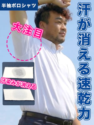 ワイシャツネクタイ3点同時購入で1100円引き対象商品 ポロシャツ 半袖 ASERUNA アセルナ ノーアイロン ノンアイロン ドライメッシュ ボタンダウン ストレッチ クールビズ 春 夏 大きいサイズ メンズ ビジネス