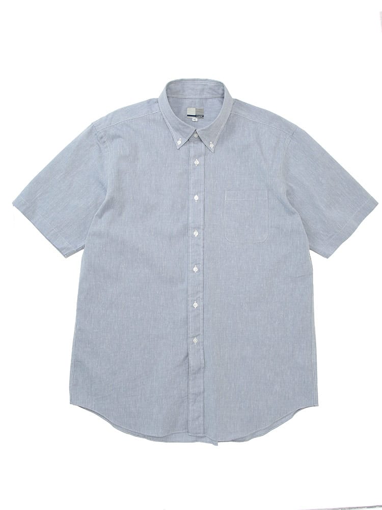 CREW (クルー) COOLMAX リネンブレンド 半袖 シャツ DTCW18D12
