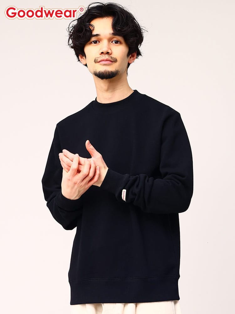 Goodwear (グッドウェア) USAコットン 無地 クルーネック スウェット トレーナー REGULAR ヘヴィーウエイト