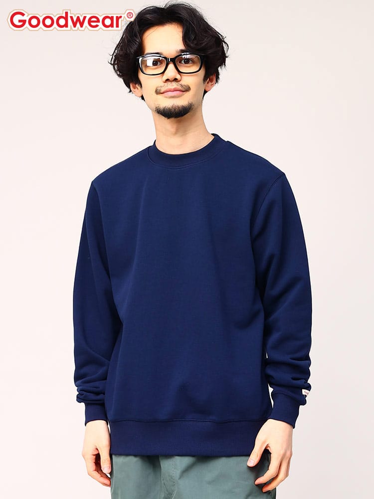 Goodwear (グッドウェア) USAコットン 無地 クルーネック スウェット トレーナー REGULAR ヘヴィーウエイト