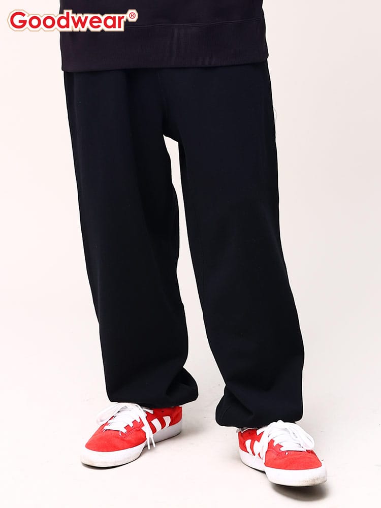 Goodwear (グッドウェア) USAコットン 無地 スウェットパンツ ヘヴィーウエイト ワイドパンツ ビッグサイズ