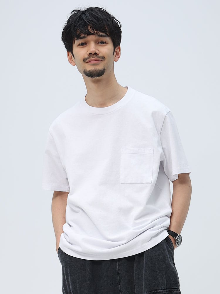 Goodwear (グッドウェア) USAコットン ポケット クルーネック 半袖 Tシャツ REGULAR