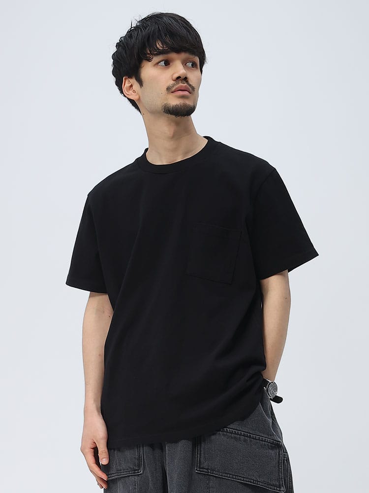 Goodwear (グッドウェア) USAコットン ポケット クルーネック 半袖 Tシャツ REGULAR