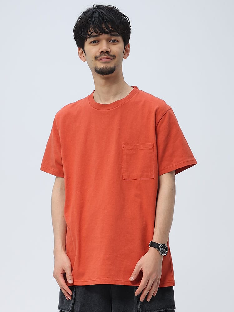Goodwear (グッドウェア) USAコットン ポケット クルーネック 半袖 Tシャツ REGULAR