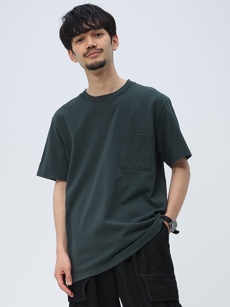 Goodwear (グッドウェア) USAコットン ポケット クルーネック 半袖 Tシャツ REGULAR