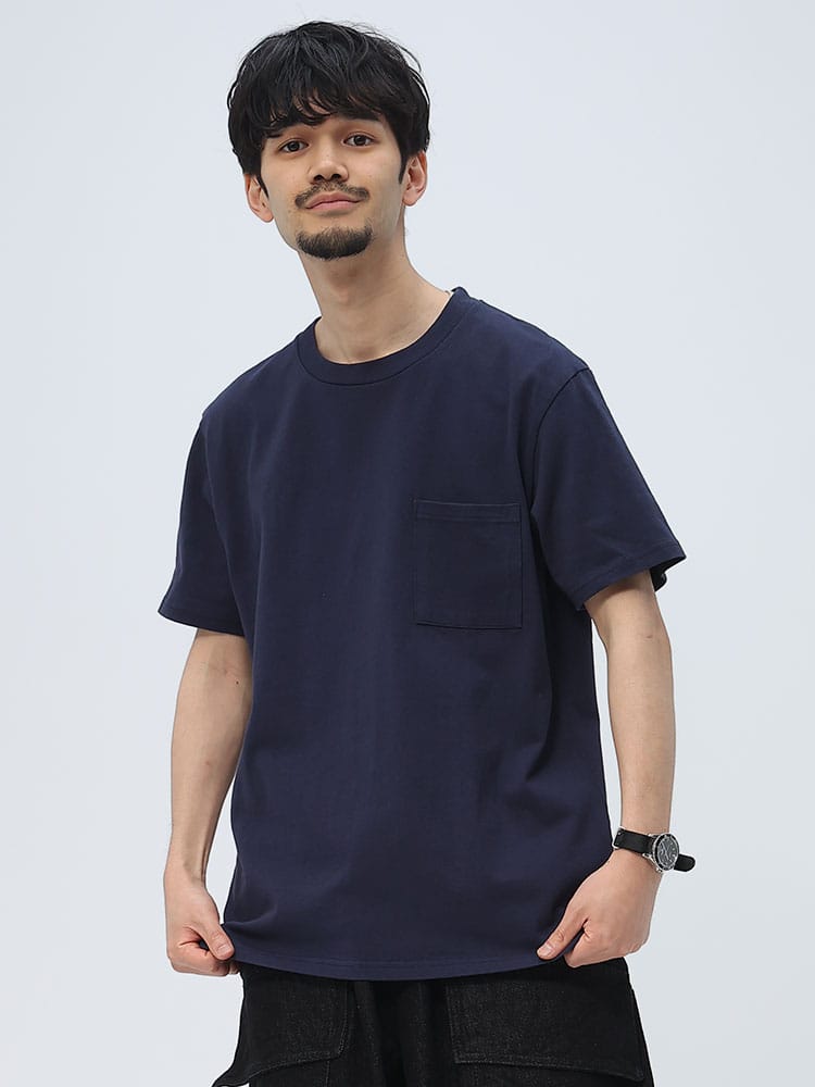 Goodwear (グッドウェア) USAコットン ポケット クルーネック 半袖 Tシャツ REGULAR