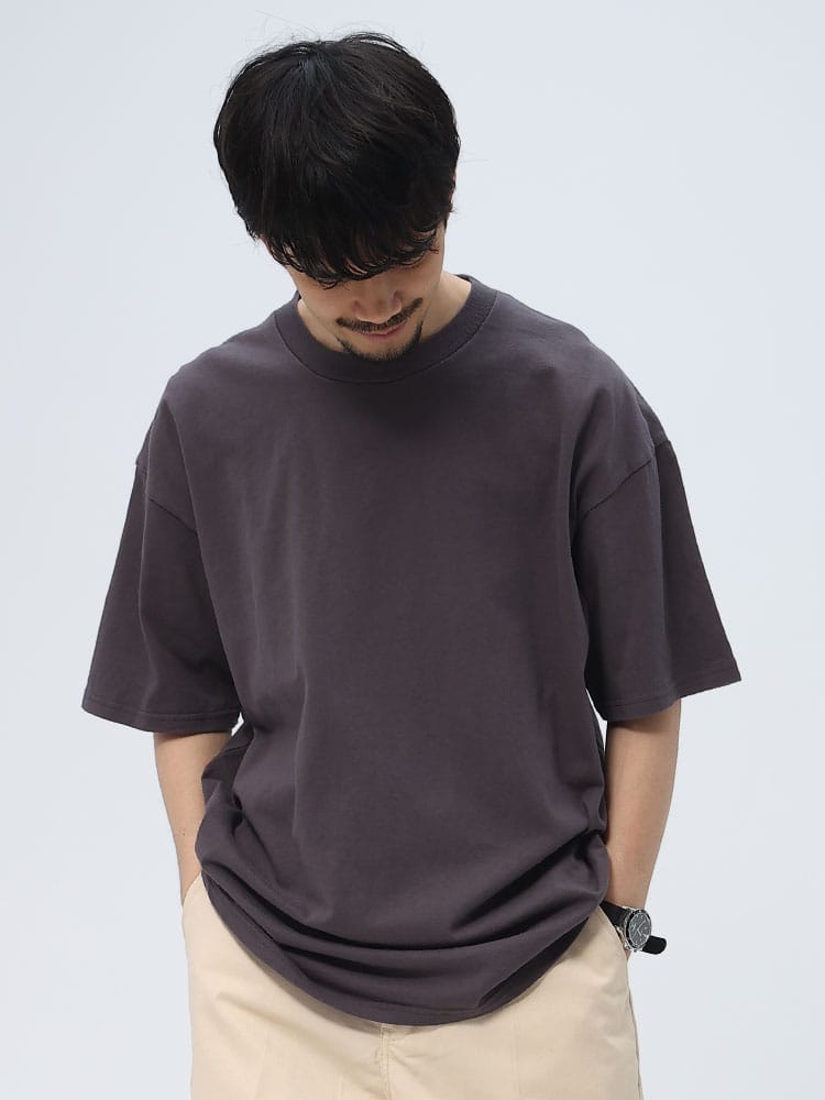 Goodwear (グッドウェア) USAコットン 無地 クルーネック 半袖 Tシャツ BIG Tee