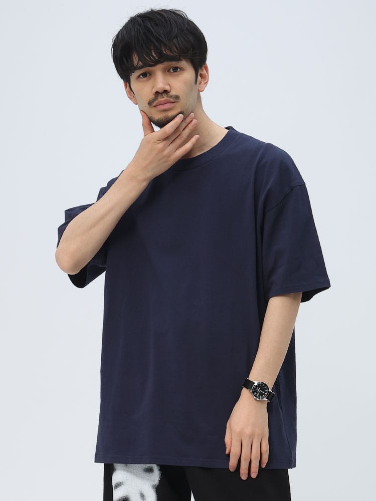 Goodwear (グッドウェア) USAコットン 無地 クルーネック 半袖 Tシャツ BIG Tee