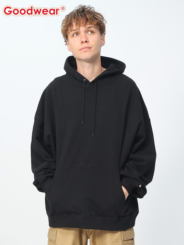 Goodwear (グッドウェア) USAコットン 無地 プルオーバー BIG パーカー