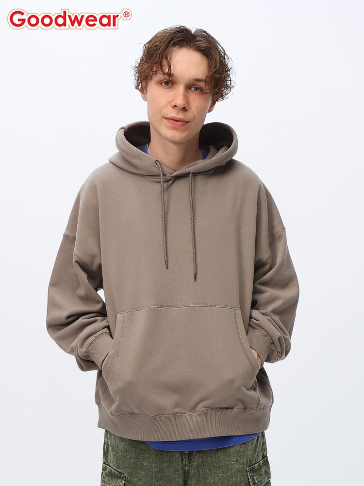 Goodwear (グッドウェア) USAコットン 無地 プルオーバー BIG パーカー