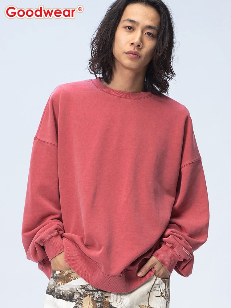 Goodwear (グッドウェア) USAコットン 無地 BIG トレーナー 2W764210