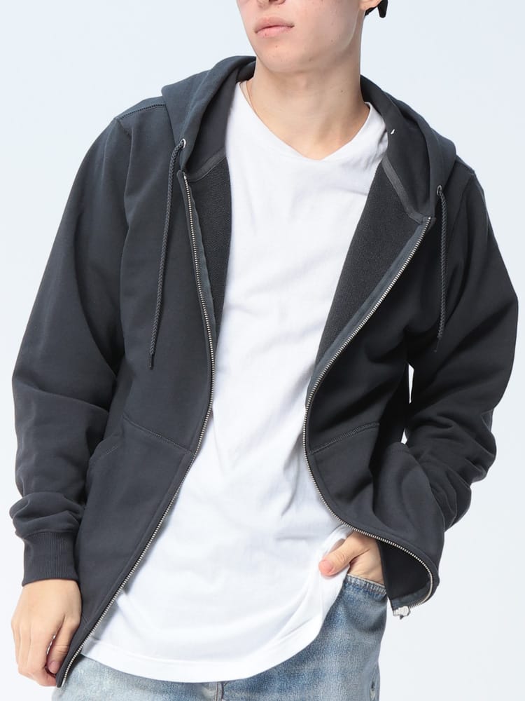 Goodwear (グッドウェア) USAコットン レギュラーシルエット フルジップ パーカー