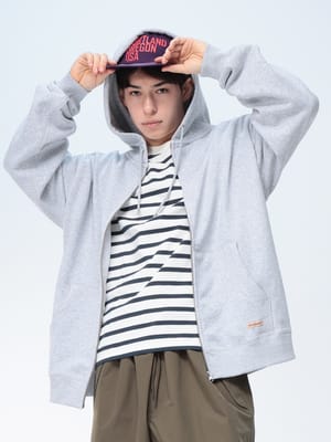 Goodwear (グッドウェア) USAコットン オーバーシルエット フルジップ パーカー