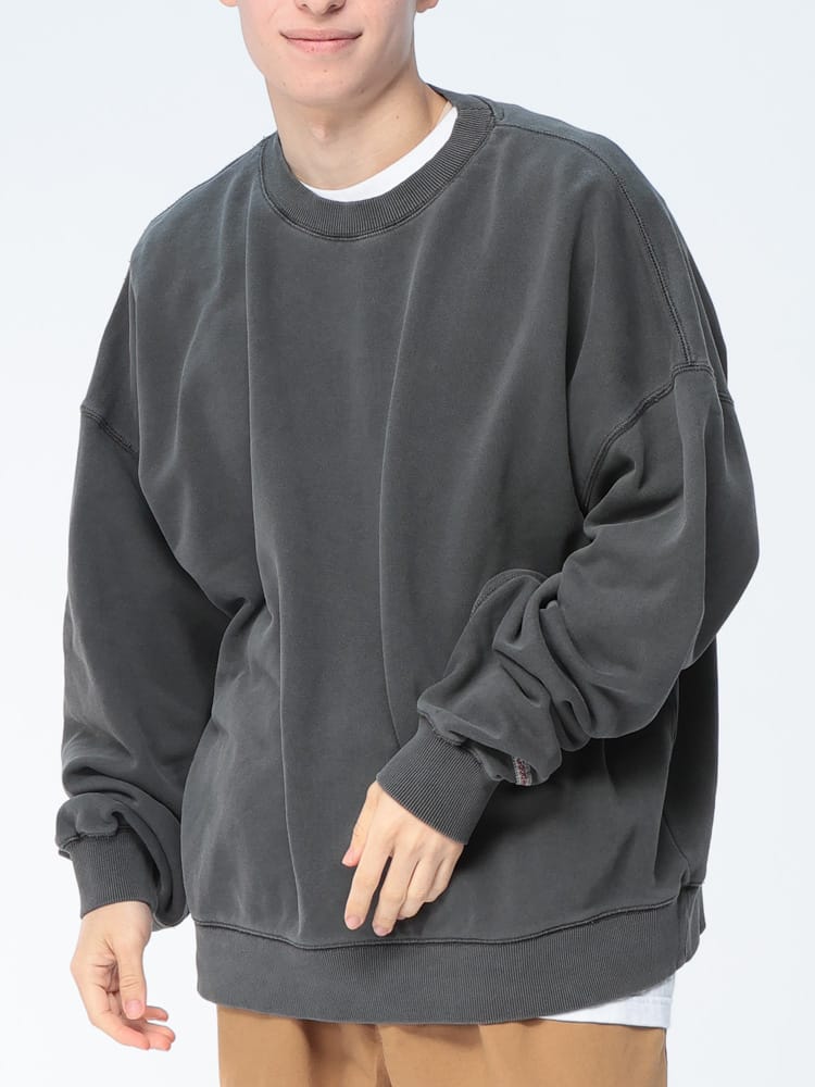 Goodwear (グッドウェア) USAコットン 製品染め オーバーサイズ スウェット トレーナー