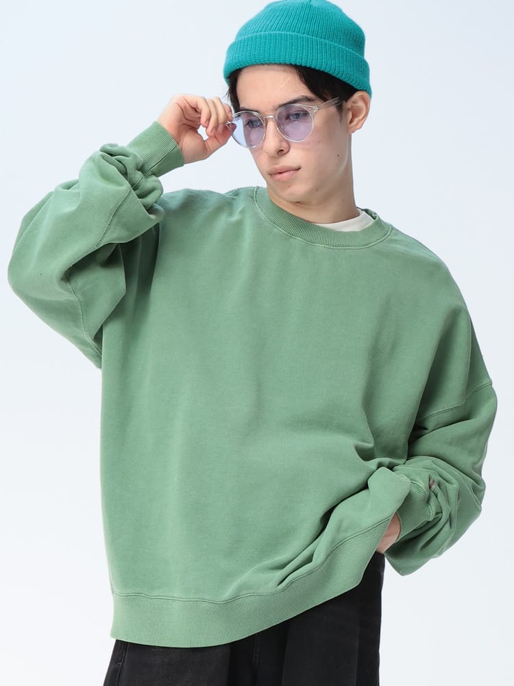 Goodwear (グッドウェア) USAコットン 製品染め オーバーサイズ スウェット トレーナー