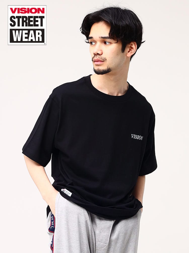 ヴィジョン ストリート ウェア VISION STREET WEAR ゴーストスケーターTシャツ （ブラック） -靴＆ファッション通販  ロコンド〜自宅で試着、気軽に返品 VISION ストリートウェア ブラックシャツ