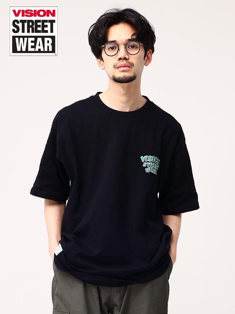 ヴィジョンストリートウェア Tシャツ ゴーストスケーター VISION STREET WEAR オーバーサイズ クルーネック ユニセックス 半袖 <br>メンズ 男性 トップス シャツ Tシャツ クルー 半袖 春 夏 3505006D12<br>