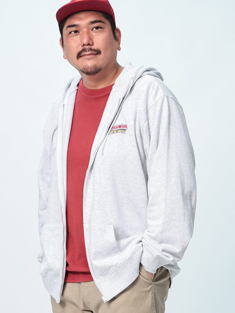 フルジップ パーカー グレムリン バックプリント トップス パーカー スウェット プリント 裏毛 大きいサイズ メンズ