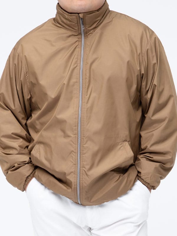 大きいサイズ メンズ B＆T CLUB (ビーアンドティークラブ) 撥水 防風 裏シャギー フルジップ スタンド ジャケット