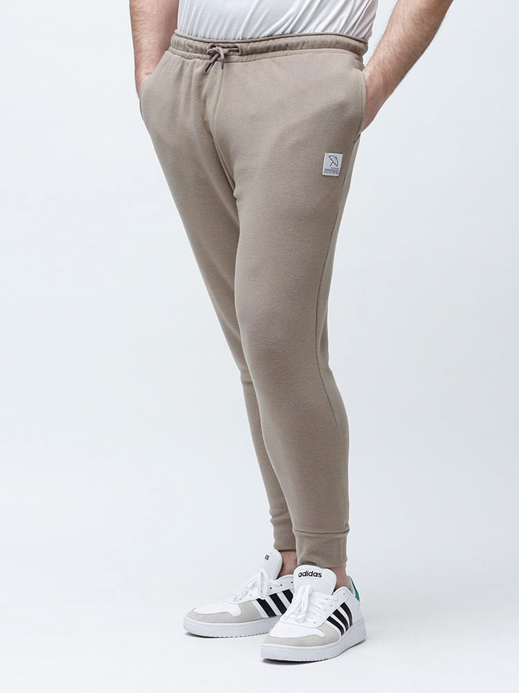 大きいサイズ メンズ Arnold Palmer (アーノルドパーマー) 裏起毛 ワンポイント スウェットパンツ