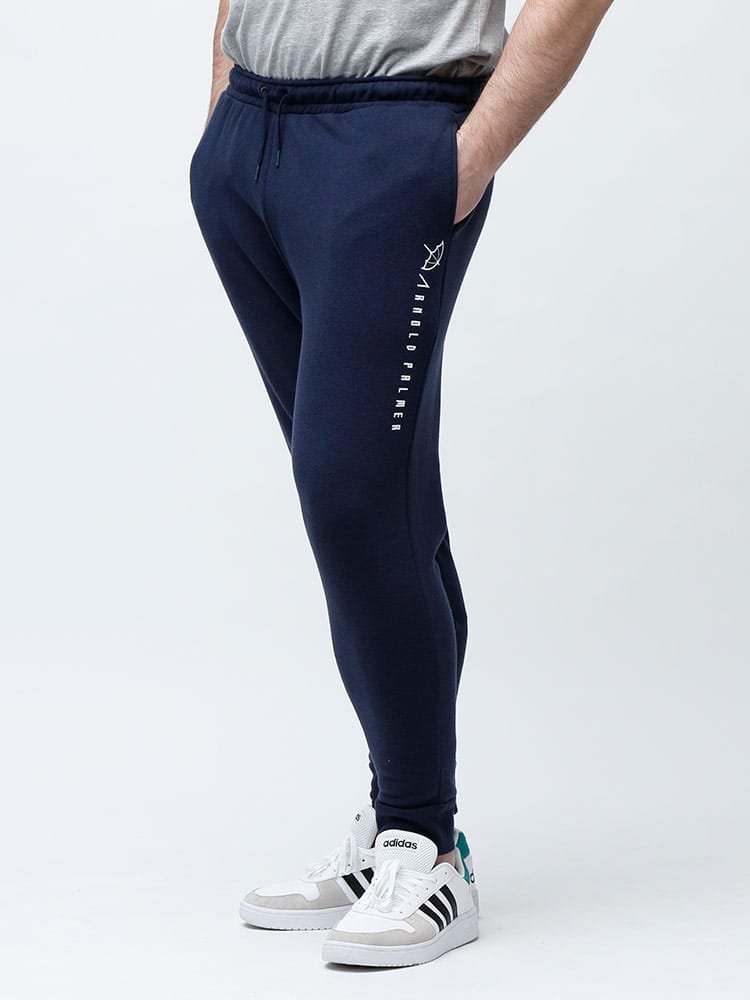 大きいサイズ メンズ Arnold Palmer (アーノルドパーマー) 裏起毛 ワンポイント スウェットパンツ