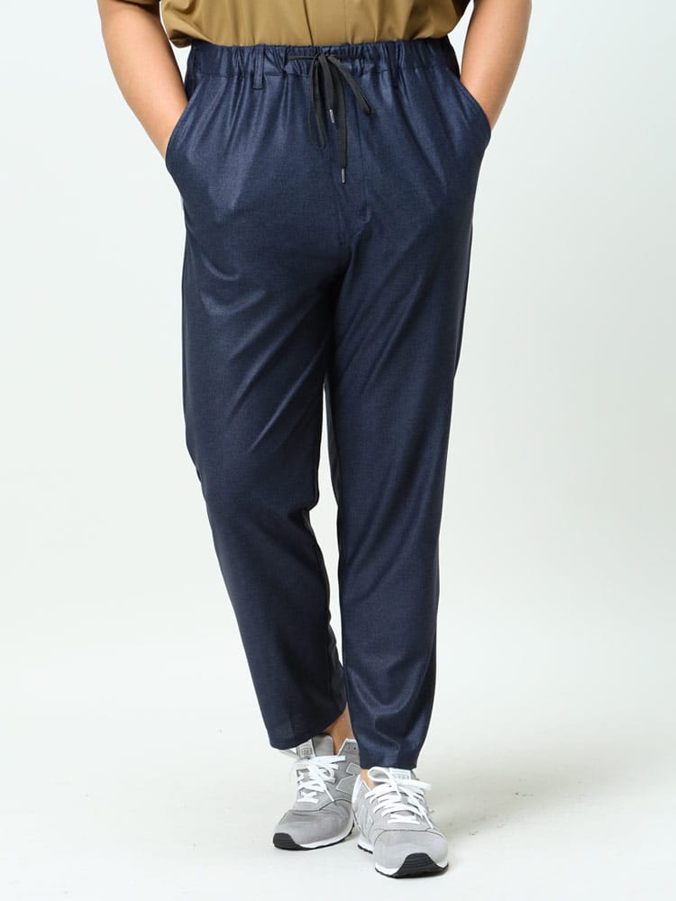 大きいサイズ メンズ B＆T CLUB (ビーアンドティークラブ) ストレッチ プリント イージーケア アンクルパンツ