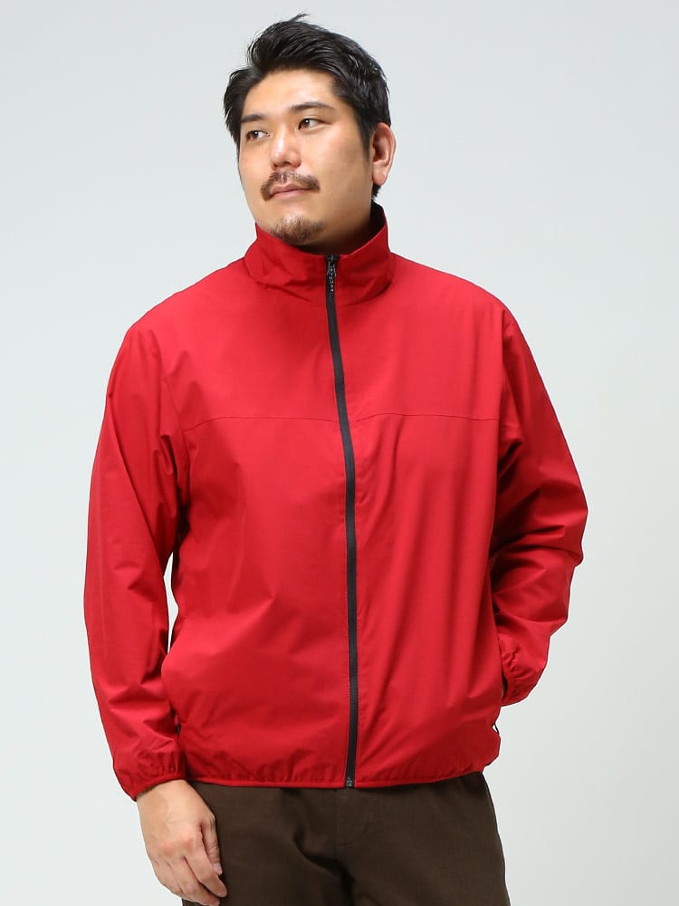 在庫処分 返品交換不可 大きいサイズ メンズ B＆T CLUB (ビーアンドティークラブ) ALL-WEATHER 撥水 ストレッチ 防花粉 裏メッシュ フルジップ ジャケット