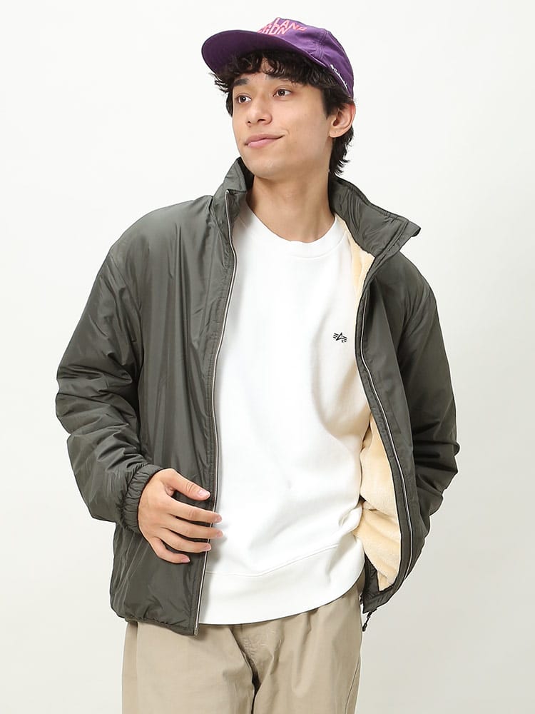 SAKAZEN (サカゼン) ふわとろ 裏シャギー 撥水 フルジップ ジャケット