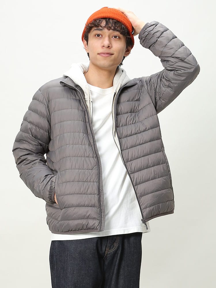 SAKAZEN (サカゼン) 撥水 フルジップ ライトダウン ジャケット 700フィルパワー