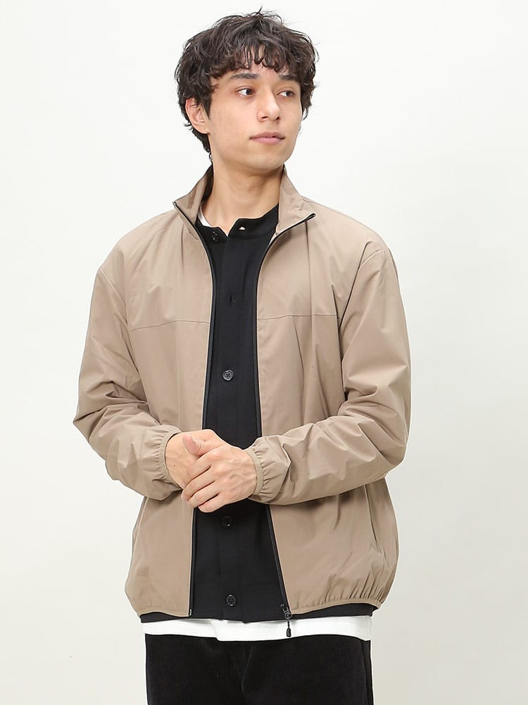 SAKAZEN (サカゼン) ALL-WEATHER 撥水 ストレッチ 防花粉 無地 フルジップ ジャケット