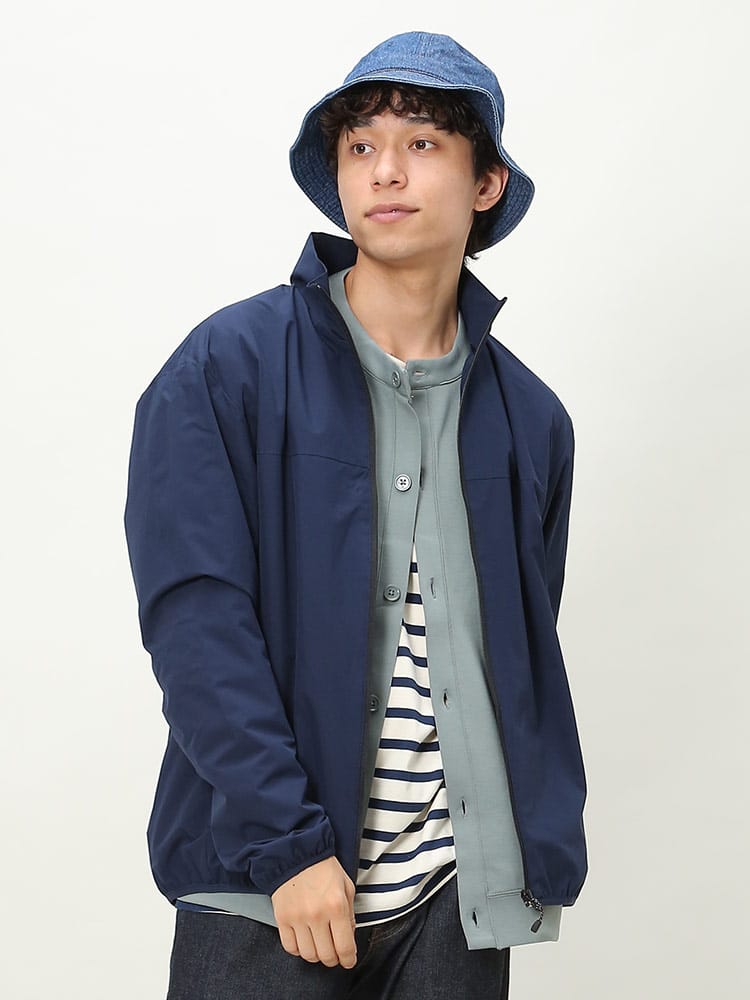 SAKAZEN (サカゼン) ALL-WEATHER 撥水 ストレッチ 防花粉 無地 フルジップ ジャケット