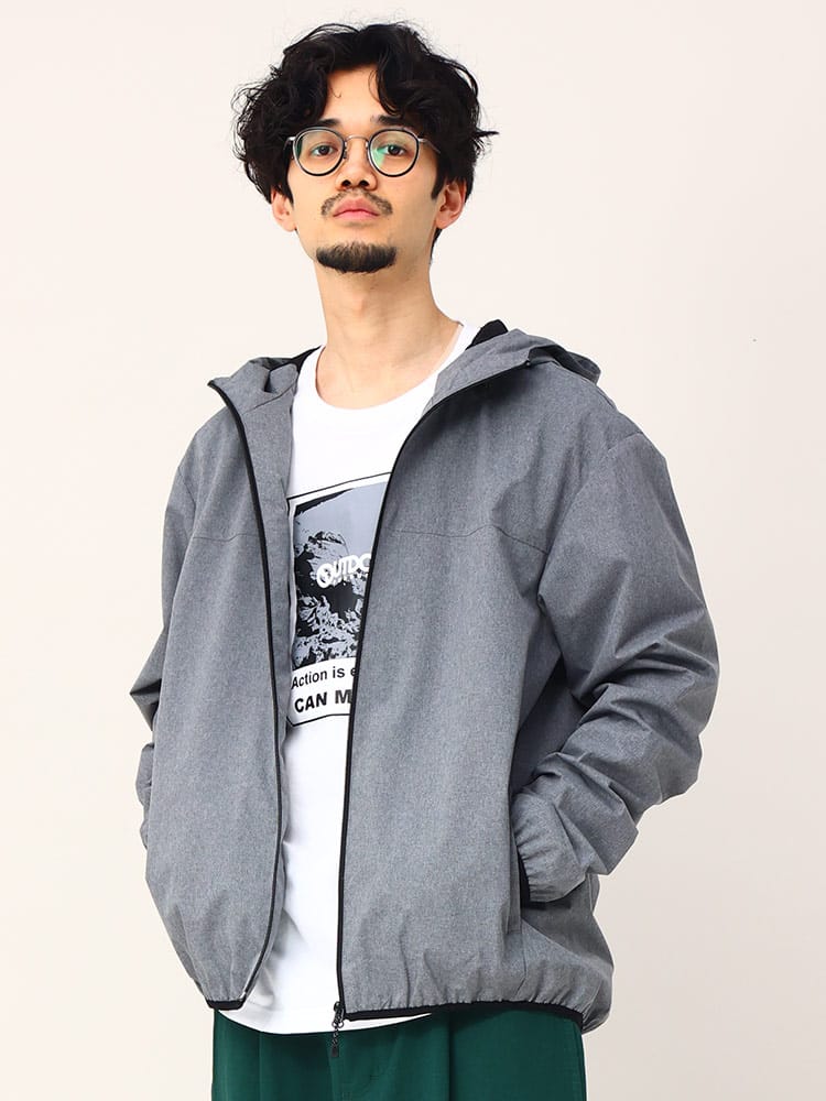 SAKAZEN (サカゼン) ALL-WEATHER 撥水 ストレッチ 裏メッシュ フルジップ パーカー マウンテンパーカー ジャケット