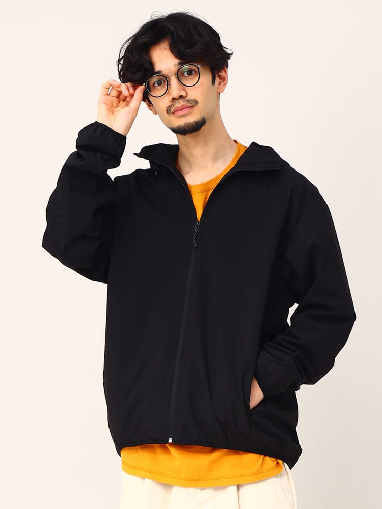 SAKAZEN (サカゼン) ALL-WEATHER 撥水 ストレッチ 裏メッシュ フルジップ パーカー マウンテンパーカー ジャケット