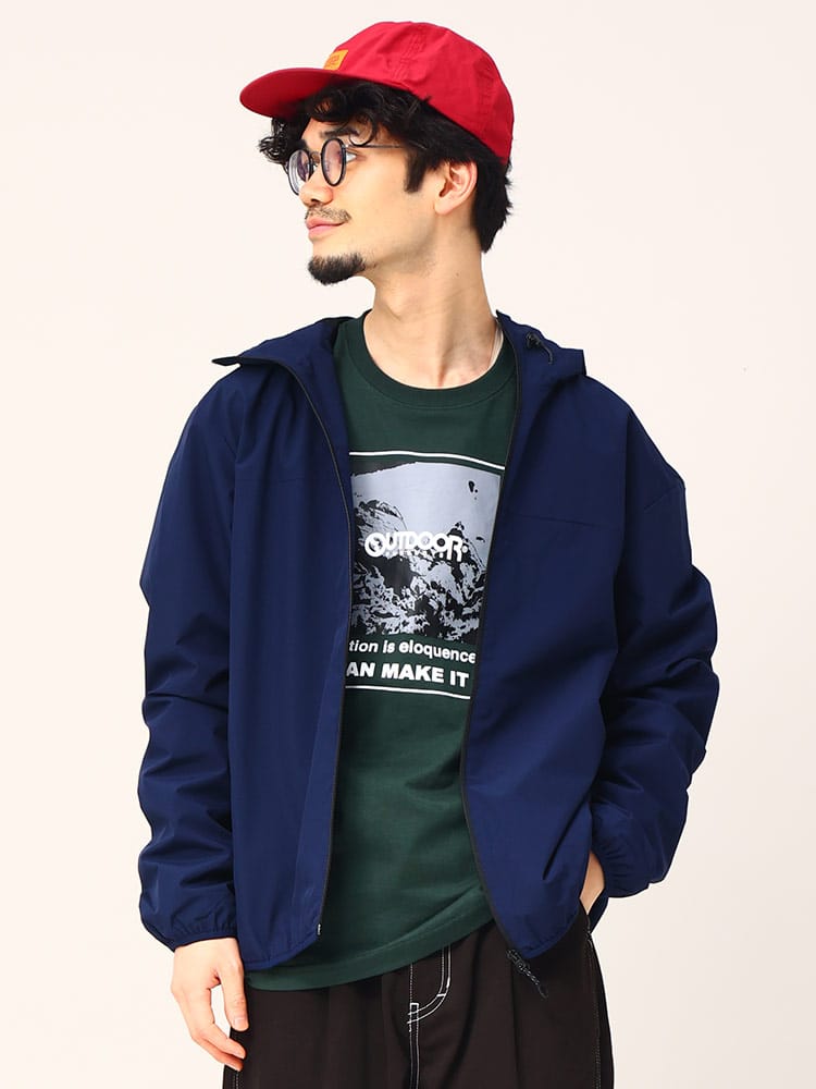 SAKAZEN (サカゼン) ALL-WEATHER 撥水 ストレッチ 裏メッシュ フルジップ パーカー マウンテンパーカー ジャケット