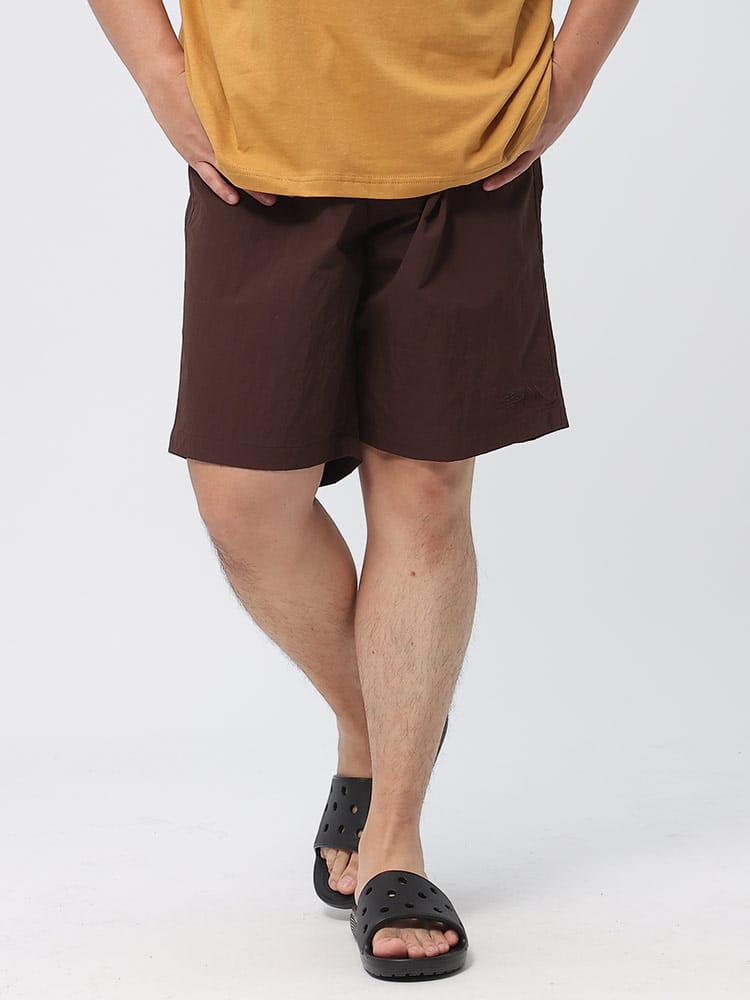 大きいサイズ メンズ FIRST DOWN USA (ファーストダウンユーエスエー) ナイロン ウエストコード ショートパンツ