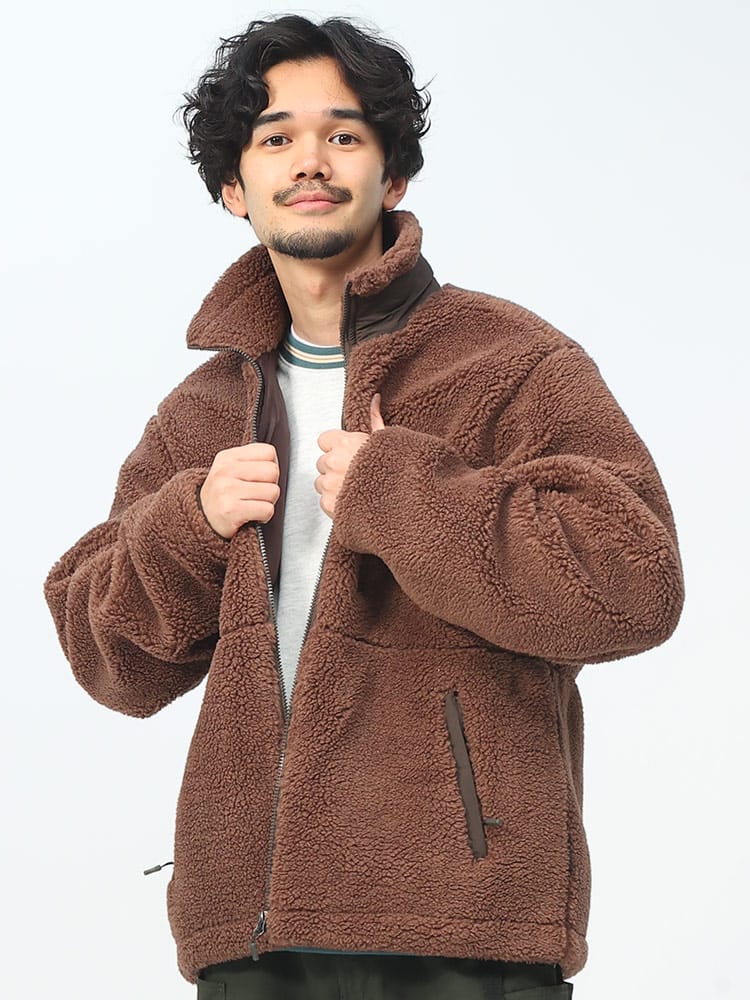 FIRST DOWN (ファーストダウン) タンブリングボア フルジップ ジャケット