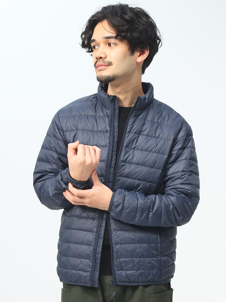 SAKAZEN (サカゼン) スタンド フルジップ ライトダウン ジャケット