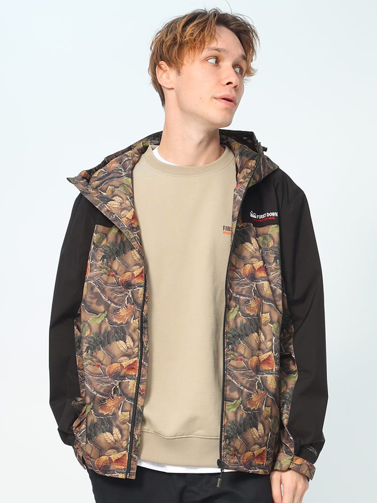 FIRST DOWN (ファーストダウン) ALL-WEATHER ストレッチ 撥水 フルジップ パーカー
