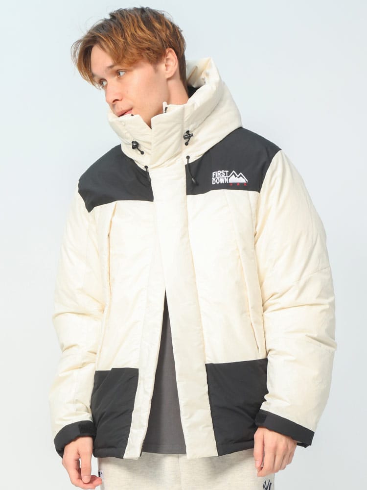 FIRST DOWN USA (ファーストダウンユーエスエー) フード フルジップ ダウンパーカー WRAP DOWN PARKA