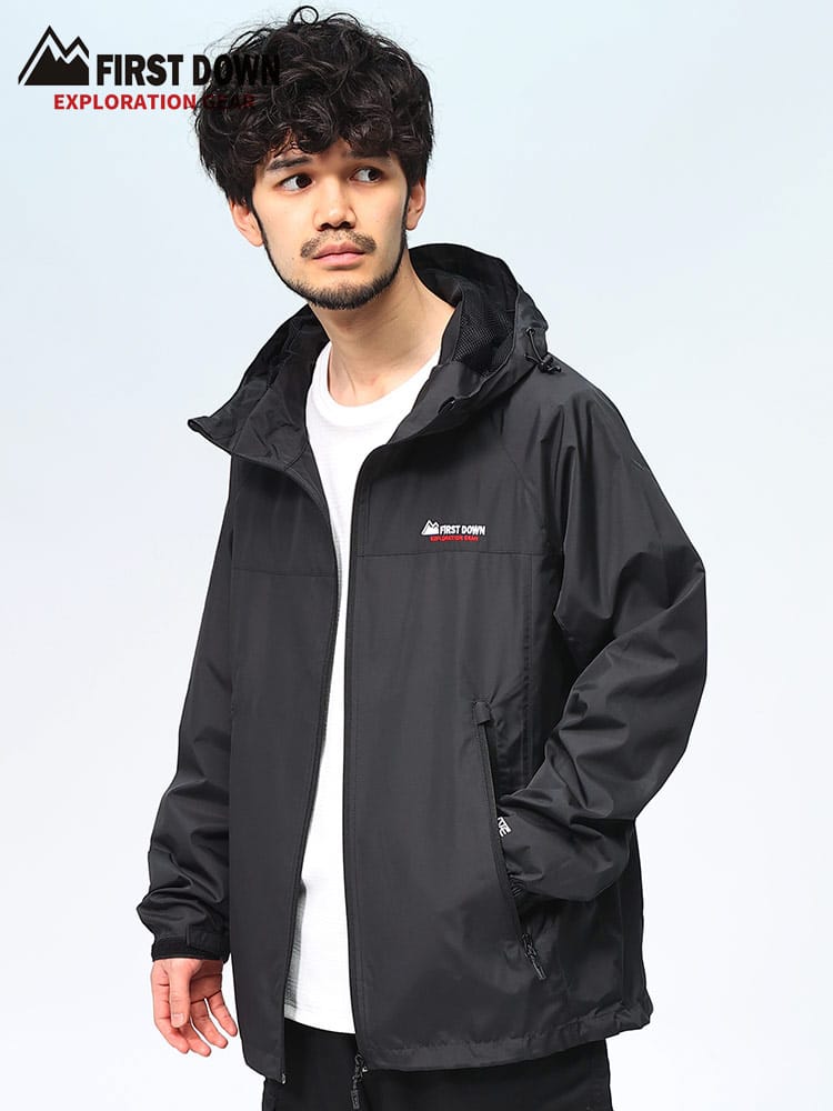 ファーストダウン ナイロンジャケット パッカブル パーカー 旅行用 メンズ FIRST DOWN アウター 梅雨対策 ベーシック 6451603